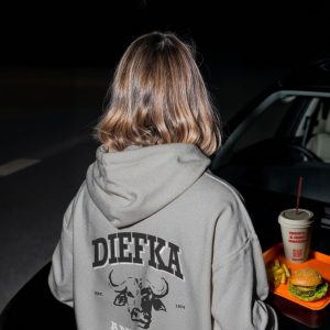 DIEFKA Trui - Lichtgrijs